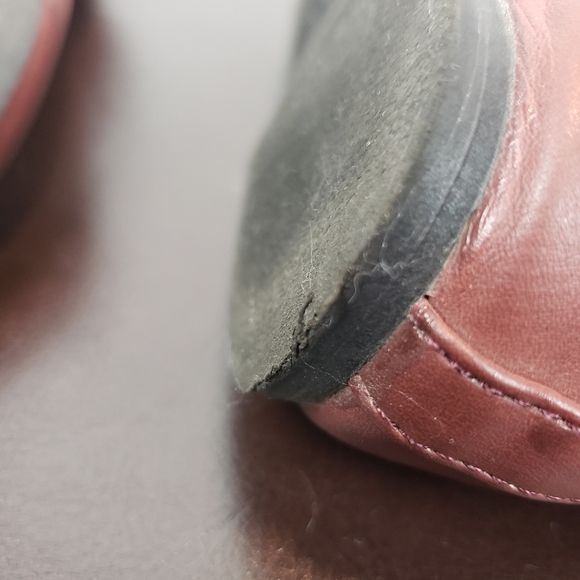 2/$20 Burgundy Red Mossimo Flats - Picture 7 of 8